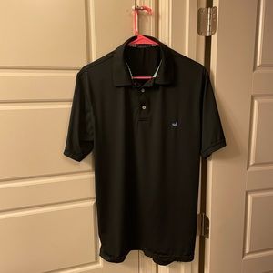 Southern Marsh Bermuda Performance Polo - Small - Black